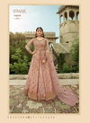 Pink Colour Fancy Designer Latest Heavy Wedding Wear Heavy Net With Embroidery And Swarvoski Work Salwar Suit Collection 15049
